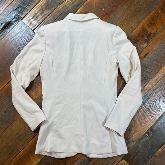 H&M Open Front Blush Blazer Women’s Size 4 - Picture 2 of 5